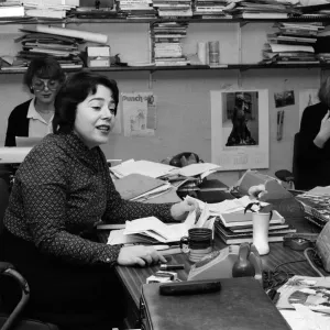 Liz Forgan, pictured in her office when she was womans editor of The Guardian Liz Forgan, pictured in her office when she was womans editor of The Guardian
