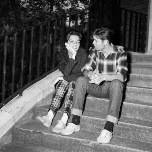 Liza Minnelli, la figlia diciassettenne di Judy Garland. Liza Minnelli, la figlia diciassettenne di Judy Garland.
