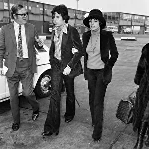 Liza Minnelli and Desi Arnaz Jnr stepped arm-in-arm from a jumbo jet at Heathrow Airport