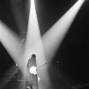 Thin Lizzy, Rock Group, perform at The Apollo, Coventry, Warwickshire in December 1981