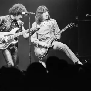 Thin Lizzy, Rock Group, perform at The Apollo, Coventry, Warwickshire in December 1981 Thin Lizzy, Rock Group, perform at The Apollo, Coventry, Warwickshire in December 1981