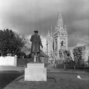 Llandaff Cathedral Print - 1st March 1954 Llandaff Cathedral Print - 1st March 1954