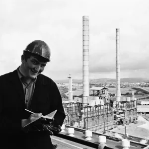 Llandarcy Oil Refinery Print, 8th August 1967