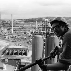Llandarcy Oil Refinery Print, 8th August 1967