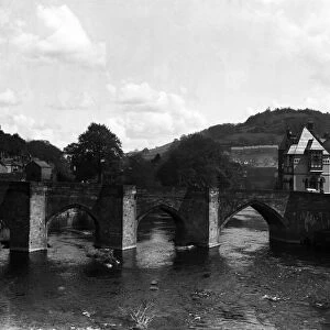 Llangollen Bridge, Denbighshire, Wales. May 1932