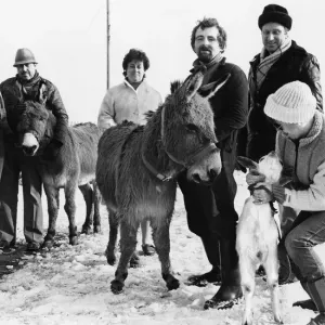 Black and white print of Llanrumney Adventure playground