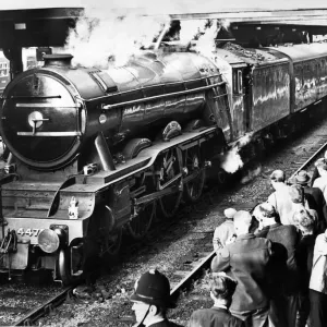 The Flying Scotsman at Birmingham New Street Print, 1964 The Flying Scotsman at Birmingham New Street Print, 1964