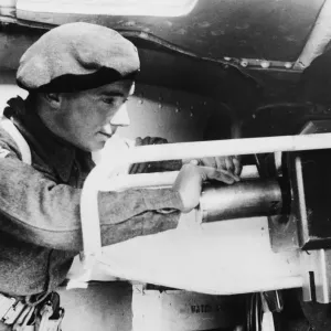 73mm Gun Loader in General Grant Tank Print 73mm Gun Loader in General Grant Tank Print