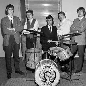 Local Reading pop groupThe Studd posing in the studio. 21st November 1968 Local Reading pop groupThe Studd posing in the studio. 21st November 1968