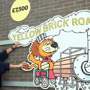 The Loco Lion appeal was launched at North Tees Hospital by Gladiator Diane Youdale (Jet) The Loco Lion appeal was launched at North Tees Hospital by Gladiator Diane Youdale (Jet)