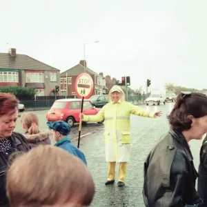 Lollipop Lady Print: Janet Taylor on Duty at North Ormesby Junction Lollipop Lady Print: Janet Taylor on Duty at North Ormesby Junction