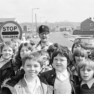 Lollipop Man, Teesside, 1976 Lollipop Man, Teesside, 1976