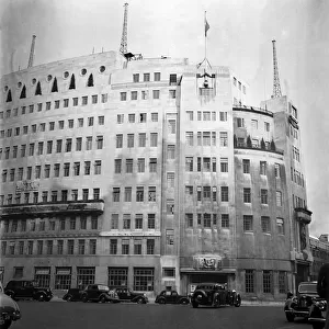London 1953 BBC Broadcasting House. May 1953 D2813