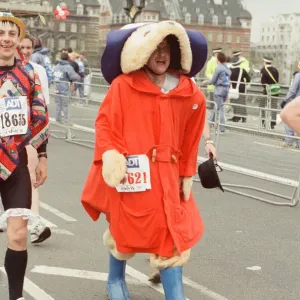London Marathon 1991 Fancy Dress Print London Marathon 1991 Fancy Dress Print