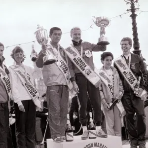 London Marathon Winners - April 1986 First place winnners Toshihiko Seko (Japan London Marathon Winners - April 1986 First place winnners Toshihiko Seko (Japan