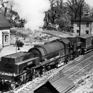 LNER Class U1 Beyer-Garratt Banking Locomotive Print 1949 LNER Class U1 Beyer-Garratt Banking Locomotive Print 1949