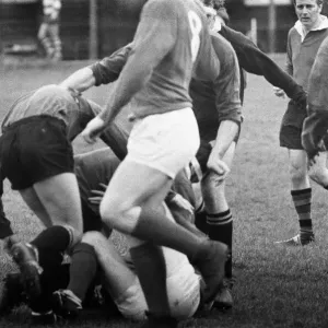 London Wasps v Llanelli Scarlets, Rugby Union match, March 1970 London Wasps v Llanelli Scarlets, Rugby Union match, March 1970