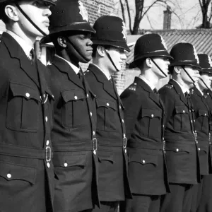 Londons first black policeman P. C. Norwell Lionel Gumbs aged 21 from Bromley seen