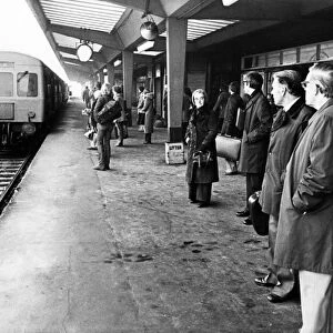 The long-awaited Saltburn-Darlington train arrives in Middlesbrough Station