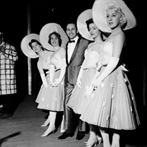 Lonnie Donegan, star of the Palace Theatre show Spring Show