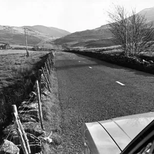 Looking towards Dinas Mawddwy, North Wales. Circa 1968 Looking towards Dinas Mawddwy, North Wales. Circa 1968