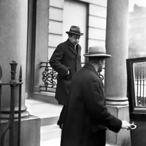 Lord Beaverbrook, leaving his residence. 31st October 1923 Lord Beaverbrook, leaving his residence. 31st October 1923