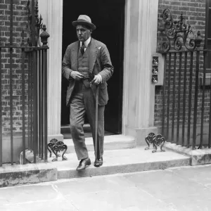 Lord Birkenhead seen here leaving 10 Downing Street following crisis talks on the first Lord Birkenhead seen here leaving 10 Downing Street following crisis talks on the first