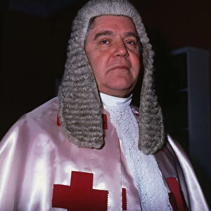Lord Cameron wearing his robes january 1989