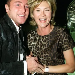 LORD OF THE DANCE MICHAEL FLATLEY CELEBRATING WITH ANTHEA TURNER AT HIS AFTER SHOW PARTY LORD OF THE DANCE MICHAEL FLATLEY CELEBRATING WITH ANTHEA TURNER AT HIS AFTER SHOW PARTY