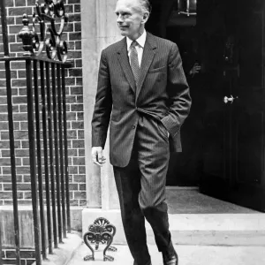 Lord Home outside 10 Downing Street Print, October 1963 Lord Home outside 10 Downing Street Print, October 1963