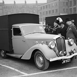 The Lord Mayor of Birmingham inspecting one of a fleet of new A. R. P