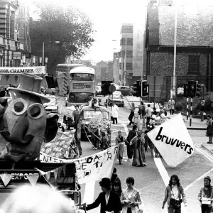 The Lord Mayor of Newcastles parade in the city centre on the 23rd June 1979 The Lord Mayor of Newcastles parade in the city centre on the 23rd June 1979
