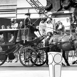 The Lord Mayors Coach heads the Newcastle Festival Parade in 1976