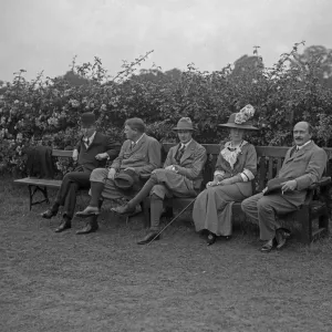 Lord Northcliffe (2nd Left) seen here with his wife and golfing colleagues at Sutton Lord Northcliffe (2nd Left) seen here with his wife and golfing colleagues at Sutton