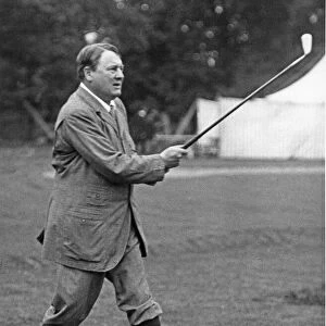 Lord Northcliffe seen here playing golf at Sutton Park Circa 1910