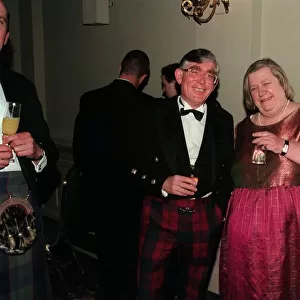 Former Lord Provost Norman Irons Clarissa Dickson Wright Diana Stein May 1999 at