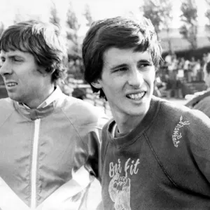 Lord Sebastian Coe Sebastian Coe (right) chats with Brendan Foster at an athletics