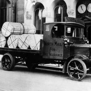 Newsprint Rolls Arrive at the Evening Chronicle Office Newsprint Rolls Arrive at the Evening Chronicle Office
