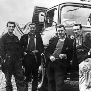 Lorry drivers from St Helens who have been waiting for 24 hours following a hold up Lorry drivers from St Helens who have been waiting for 24 hours following a hold up