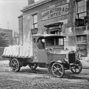 Hercules Bakery Lorry Print Circa 1920