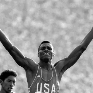 Los Angeles Olympic Games August1984 Carl Lewis of the United states of America Los Angeles Olympic Games August1984 Carl Lewis of the United states of America