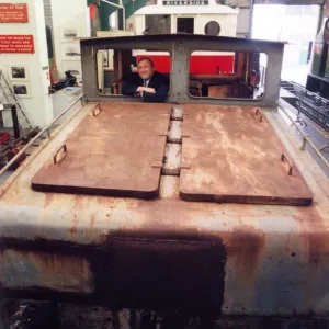 Lou Avis of Siemens Electronics takes a look at the 1909 Siemens engine being restored