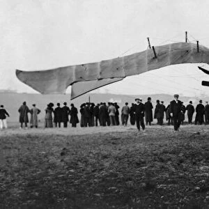 Louis Bleriot Olga monoplane seen here on the Biarritz flying grounds prior to