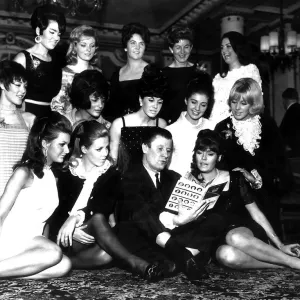 Miss World 1967 Print Featuring Corine Rottschaefer and Patricia Armstrong