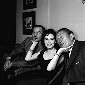 Luciana Paoluzzi with Stanley Baker and Victor McLagaen - 1958