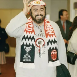 Luciano Pavarotti Chanteur d'opéra à Manchester juillet 1991 Luciano Pavarotti Chanteur d'opéra à Manchester juillet 1991