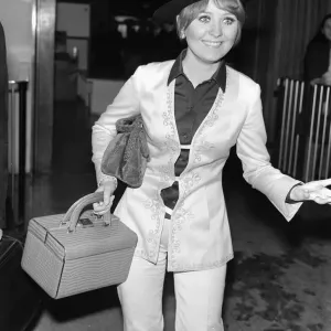Lulu arriving at Heathrow Airport March 1969 UK Eurovision Song Contest Lulu arriving at Heathrow Airport March 1969 UK Eurovision Song Contest