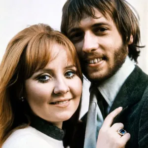 Lulu with Maurice Gibb Print 1969 Photo Lulu with Maurice Gibb Print 1969 Photo