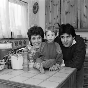 Lynda Bellingham Print at Home in North London 1985 Lynda Bellingham Print at Home in North London 1985