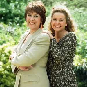 Lynda Bellingham and Julia Sawalha Faith in the Future Print 1995 Lynda Bellingham and Julia Sawalha Faith in the Future Print 1995